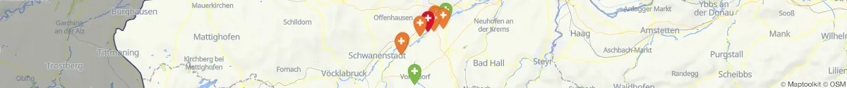 Map view for Pharmacies emergency services nearby Fischlham (Wels  (Land), Oberösterreich)
